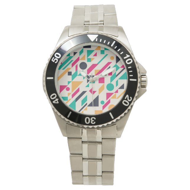 MONTRE MOTIF ABSTRAIT 3 (devant)