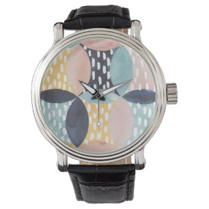 Montre Motif abstrait de cercle