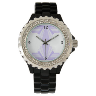 Montre Motif Art déco à Lilac