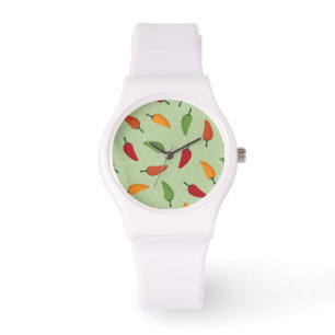 Montre motif au piment