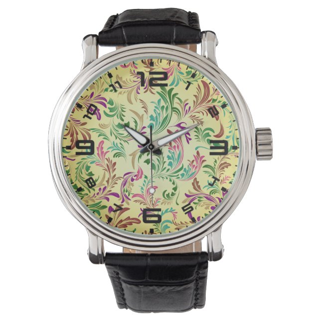Montre Motif Branches Design-78466 (devant)