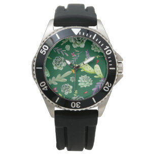 Montre Motif Cactus 3