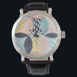Montre Motif circulaire Abstrait<br><div class="desc">Motif circulaire Abstrait. Artiste : Grace Popp. ID d'image : 150359D.</div>