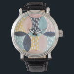 Montre Motif circulaire Abstrait<br><div class="desc">Motif circulaire Abstrait. Artiste : Grace Popp. ID d'image : 150359D.</div>