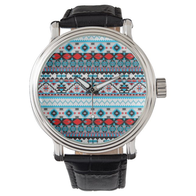 Montre Motif coloré (devant)