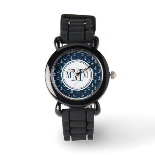Montre Motif d'Ancre Trio Monogram