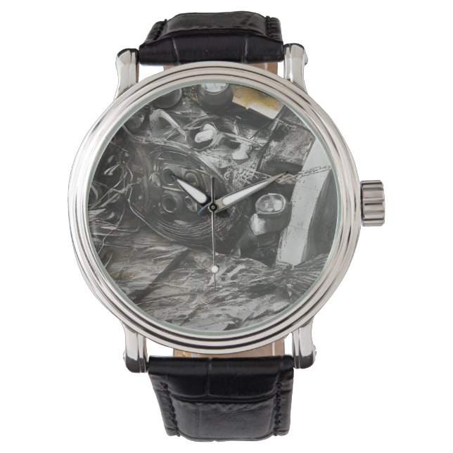 Montre motif d'art moderne Abstrait (devant)