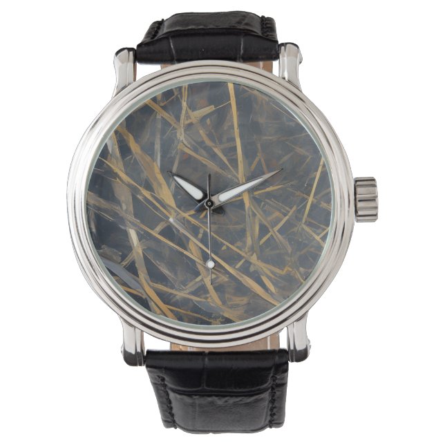 Montre motif d'art moderne Abstrait (devant)