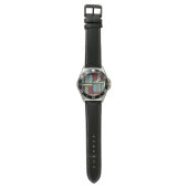 Montre Motif de bloc mexicain 1 (Plat)