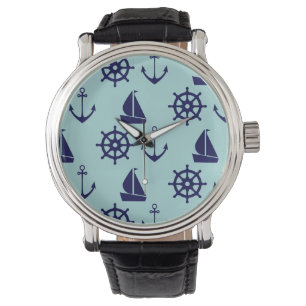 Montre Motif de bord de la mer
