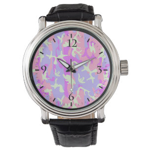 Montre Motif de camouflage numérique très épais