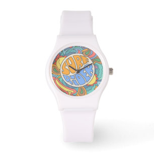 Montre Motif de cavalier de surf