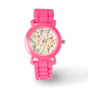 Montre Motif de cônes glacés