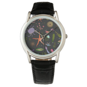 Montre Motif de créatures de mer