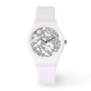Montre Motif de dentelle florale