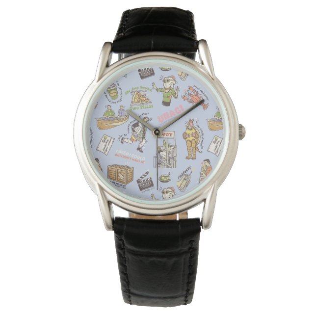 Montre Motif de dessin coloré AMIENDS™ (devant)