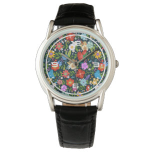 Montre Motif de fleurs sans soudure Ditsy-13554
