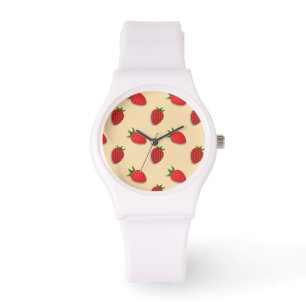 Montre Motif de fraises pour les fruits à l'été bonnes vi