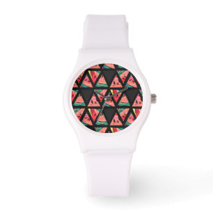 Montre Motif de pastèque Abstrait tiré à la main