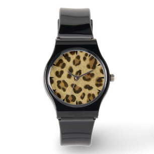 Montre Motif de peau Poster de animal léopard