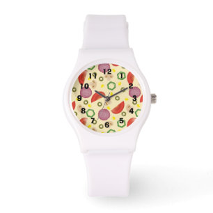 Montre Motif de pizza 2