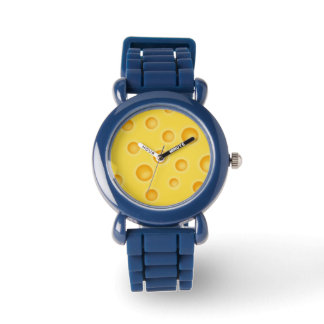 Montre Motif de texture au fromage suisse