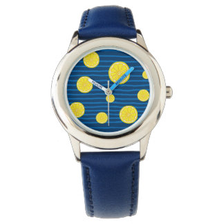Montre Motif de tranches de citron