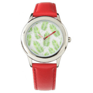Montre Motif feuille Palm