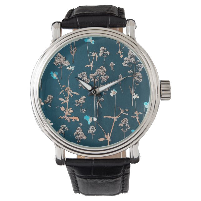 Montre Motif floral (devant)