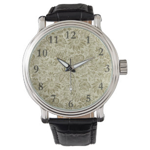 Montre Motif floral Antique Damask Paisley