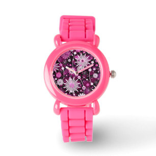 Montre Motif floral de Valentine
