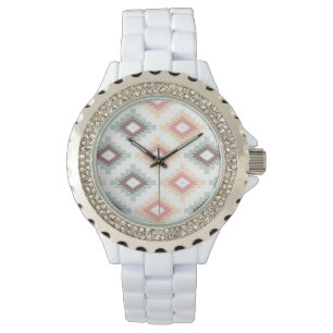 Montre Motif géométrique dans le style aztèque