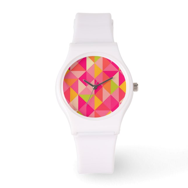 Montre Motif géométrique triangles (Recto)