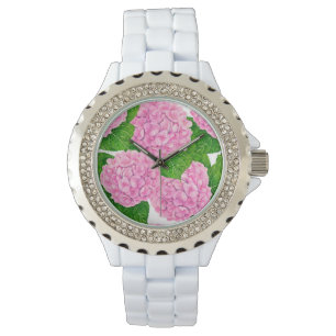 Montre Motif Hydrangea