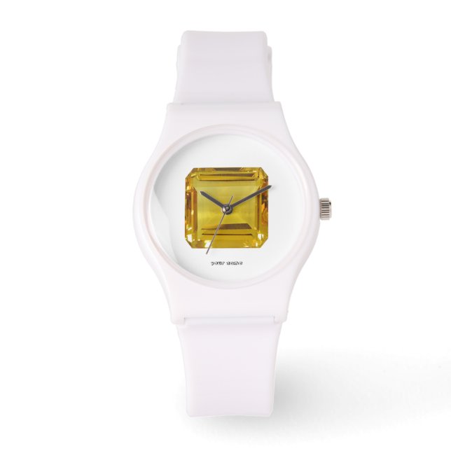 Montre Motif jaune (Recto)