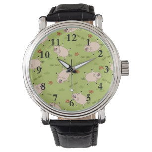 Montre Motif krouik-krouik krouik-krouik porcin