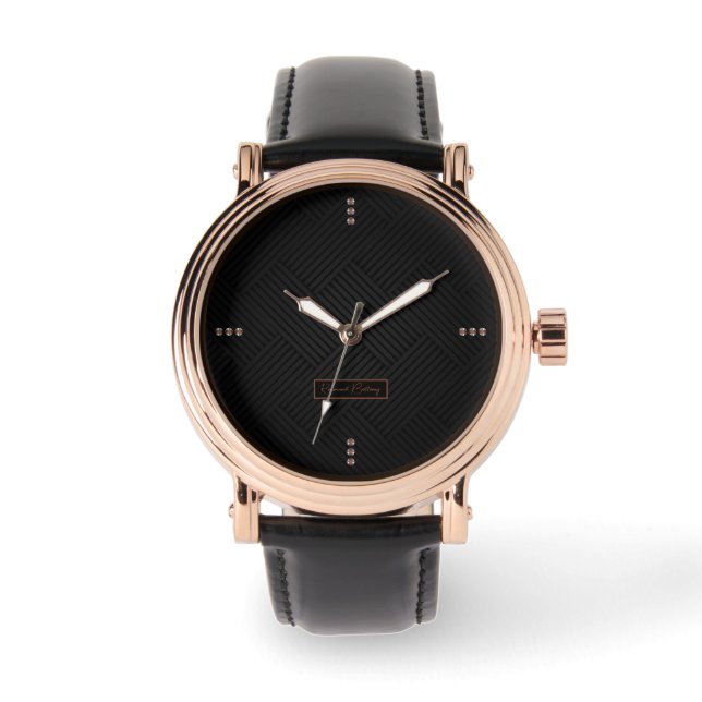 Montre Motif moderne de luxe (Recto)