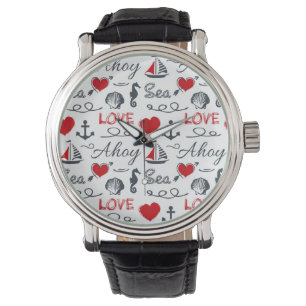 Montre Motif nautique sans voile