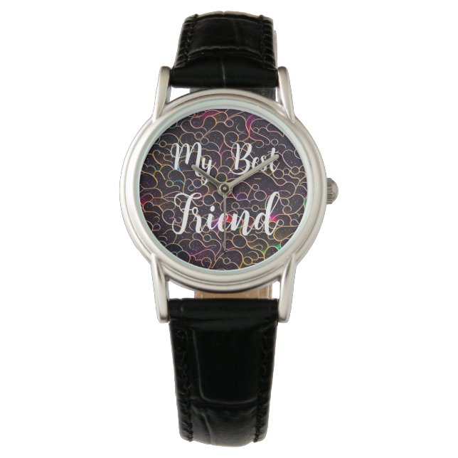 Montre motif ondulé (devant)