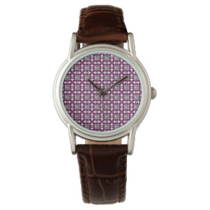 Montre Motif pourpre