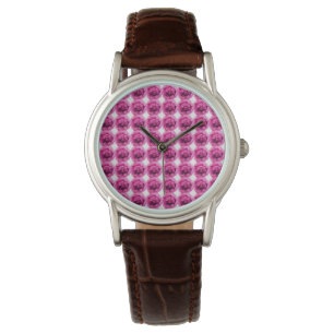 Montre Motif rose