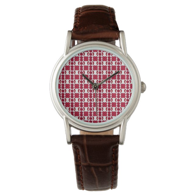 Montre Motif rouge (devant)