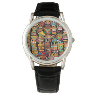 Montre Motif Tiki