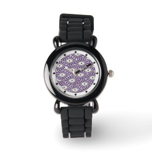 Montre Motif traditionnel de Japonais de chrysanthème