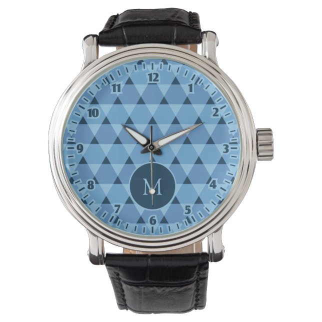Montre Motif triangles (devant)