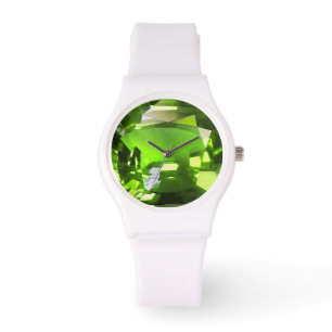Montre Motif vert