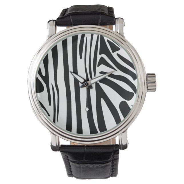 Montre Motif zèbre (devant)