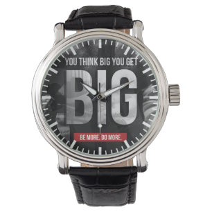 Montre Motivation "Body building" - Pensez grand, obtenez