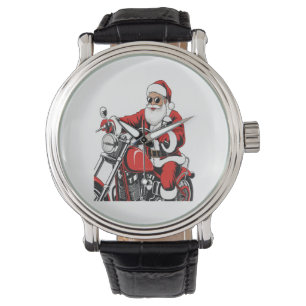 Montre Moto à cheval père Noël