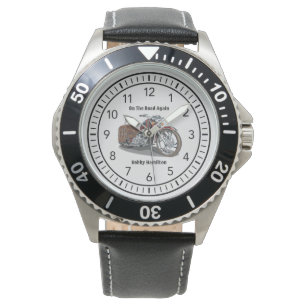 Montre Motorcycle Biker Nom personnalisé et dire